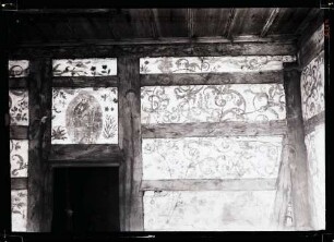 Badhaus im Klosterhof; Bemalte Wand