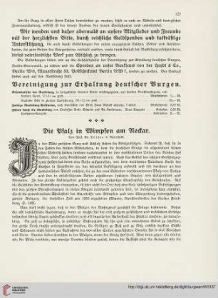 18: Die Pfalz in Wimpfen am Neckar