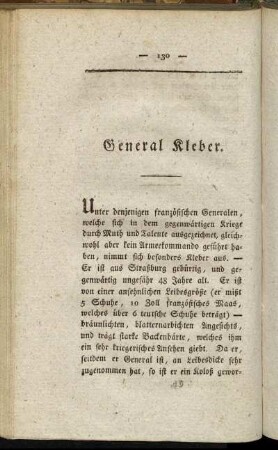 General Kleber.
