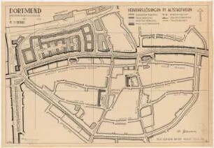 Bebauungsplan Dortmund: Altstadt, Lageplan, Verkehrsplan 1:2000