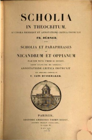 Scholia in Theocritum