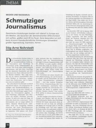 Medien und Rassismus: Schmutziger Journalismus