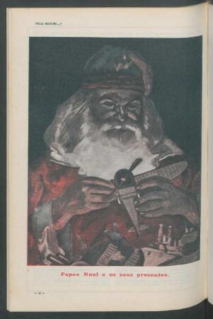 Papai Noel e os seus presentes