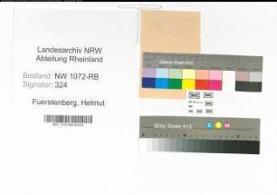 Entnazifizierung Helmut Fuerstenberg , geb. 09.07.1903 (Arzt)