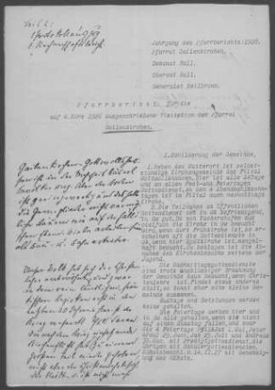 Gailenkirchen-Gottwollshausen: Pfarrbericht 1928