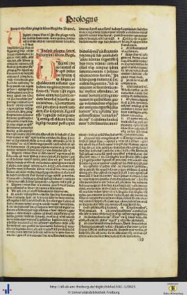 Prologus sancti hieronymi in libros Regum cum expositione