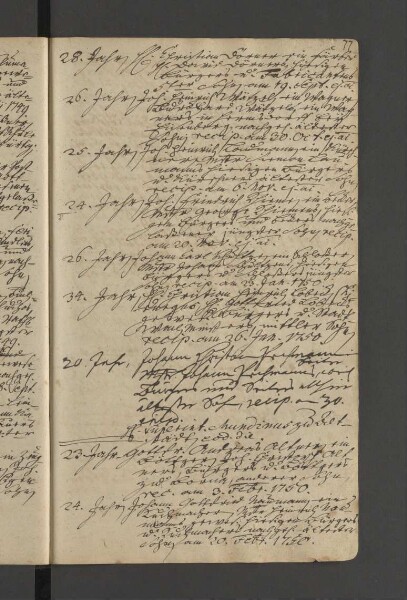 Bürgerbuch der Stadt Zeitz - 1701-1801