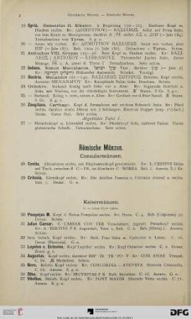 Römische Münzen (Nr. 28-60)