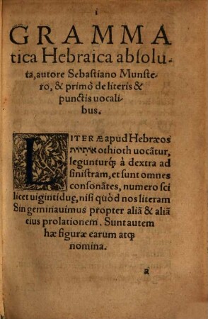 Melêḵet had-diqdûq haš-šālēm : = Opvs Grammaticvm Consummatvm : Ex Variis E lianis libris concinnatum, complectens scilicet Elementarium absolutum, ...
