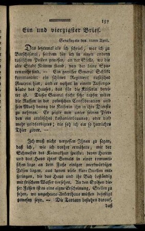 Ein und vierzigster Brief. - Neun und vierzigster Brief.