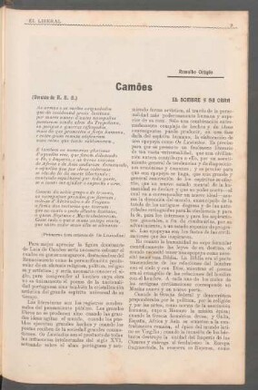 Camões - [Continuación] : El hombre y su obra - (Versión de R. U. U.)