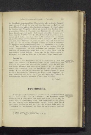 Fruchtsäfte.