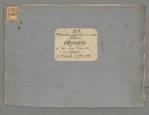 Masses, V (4), org, MH 551 - BSB Mus.ms. 460 : [caption title:] Missa pro Quadragesimal, secundum Cantum Choralem. Di G. Mich: Haydn mpria. // [binding title, by other hand:] Missa pro Quadragesima secundum cantum // choralem. // [Incipit] // 4 Voc con Organo. // di MHaydn. // In Originali. 15 Febr: 1794
