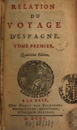 Relation Du Voyage D'Espagne, 1