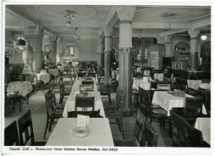 Meißen. Theatercafe und Restaurant Hotel Goldne Sonne