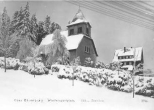 Bärenburg-Oberbärenburg. Pfarrkirche (sog. Waldkapelle) (1913; W. Lossow, M. H. Kühne). Eingangsseite