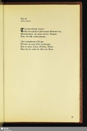 Spuk (Andere Fassung)