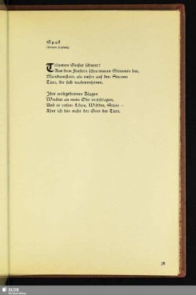 Spuk (Andere Fassung)