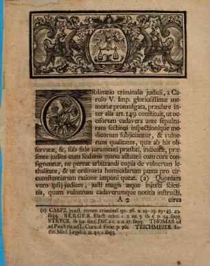 Pro-cancellarius D. Fridericus Philippus, ICtus, facultatis iuridicae Lipsiensis assessor ... actum solennem praesentationis septem licentiandorum ... indicit ... : [de inspectione cadaverum occisorum ante sepulturam]