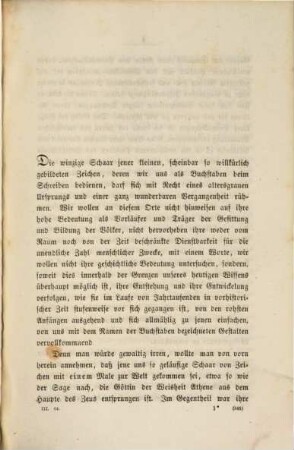 Ueber Bildung und Entwicklung der Schrift