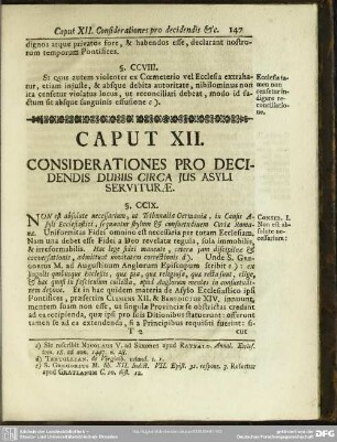 Caput XII. Considerationes Pro Decidendis Dubiis Circa Ius Asyli Serviturae
