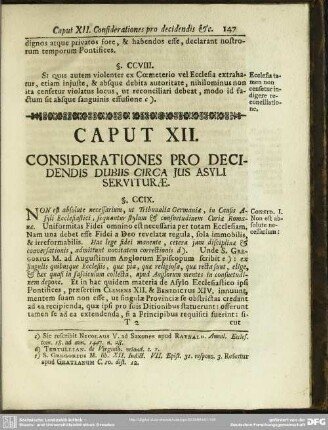Caput XII. Considerationes Pro Decidendis Dubiis Circa Ius Asyli Serviturae
