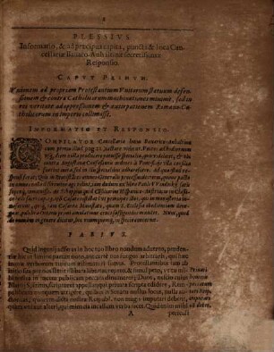 Volradi Plessii Heidelbergensis Olim Consiliarii Aiax Post Oppvgnatam Frvstra Cancellariam Anhaltinam in spongiam incumbens, Sive Appendix Cancellariae Anhaltinae
