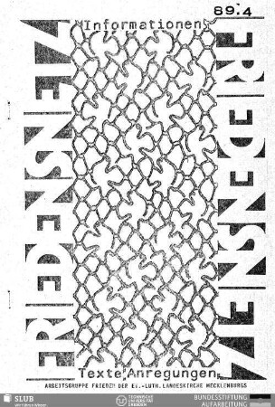 1989,4: Friedensnetz : Informationen, Texte, Anregungen
