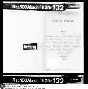 Rekurs an die Reichsversammlung in der Streitsache der Niederrheinischen Reichs-Ritterschaft und den fürstlichen Häusern Pfalz und Baden wegen der Herrschaft Ebernburg