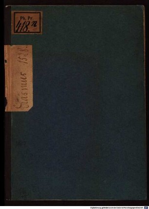 Erasmi Roterod. Epistola consolatoria in aduersis