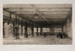 Intérieur de la Bourse de Hambourg en 1838