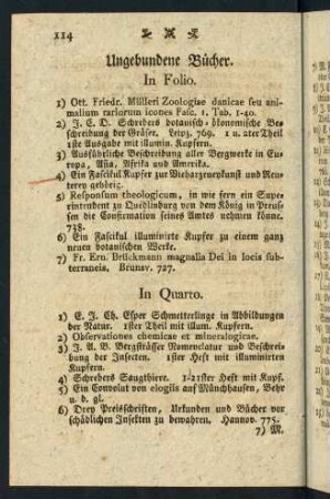 Ungebundene Bücher