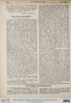 Krieg, Kunst und Geschäft
