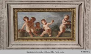 Gewölbedekoration mit Amoretten und Grotesken