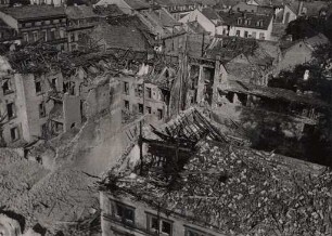 Zerstörungen Zweiter Weltkrieg. Reinhold-Frank-Straße (Westendstraße)