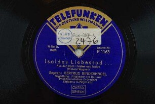 Isoldes Liebestod... : aus der Oper: Tristan und Isolde / (Richard Wagner)