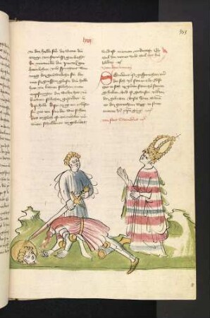 Der hl. Secundus wird im Beisein von Sapricius enthauptet