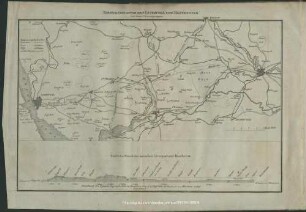 Eisenbahn zwischen Liverpool und Manchester mit ihren Verzweigungen