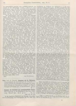 569-571 [Rezension] Zahn, Theodor, Athanasius und der Bibelkanon