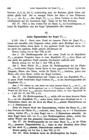 18. Andre Eigenschaften der Kugel S2n-1.