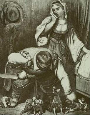 Der Däumling : Doré, Gustave. Der Däumling. Zeichnung; vor 1867. Aus: Perrault: Märchen