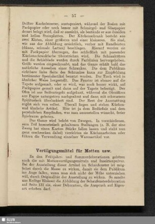 Vertilgungsmittel für Motten usw.