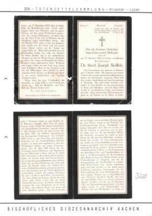 Stoffels, Dr. theol. Joseph