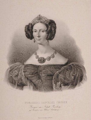 Bildnis von Friederike (1811-1902), Herzogin von Anhalt-Bernburg