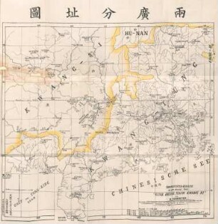 Übersichts-Karte zu dem Bericht über "Eine Reise nach Kwang Si"