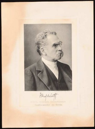 Portrait Julius Raschdorff: Portrait von Julius Raschdorff