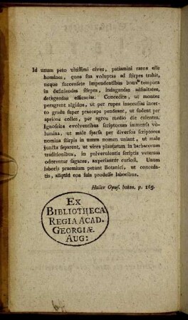 Id unum peto ultissimi, cives,[...]