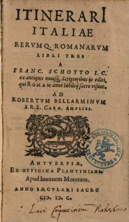 Itinerarii Italiae rerumque Romanarum libri III