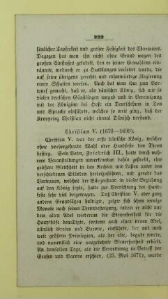 Christian V. (1670 - 1699)