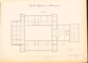 Gerichtsgefängnis, Bartenstein: Grundriss DG 1:100